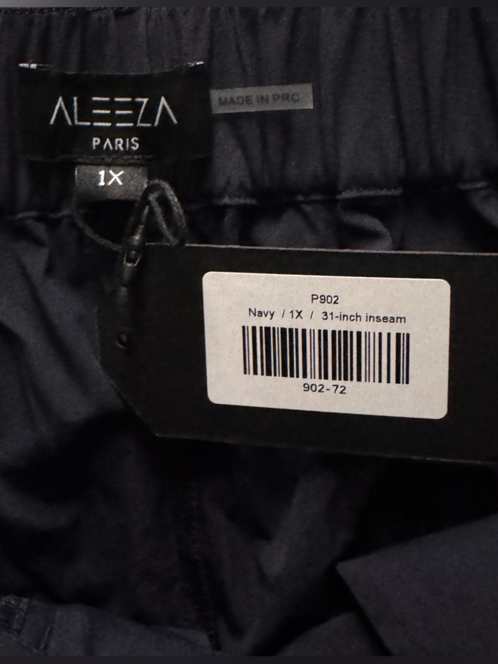 Women's Navy Wide-Leg Cargo Pants - Picture 6 of 11